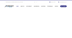 Desktop Screenshot of fairduct.com